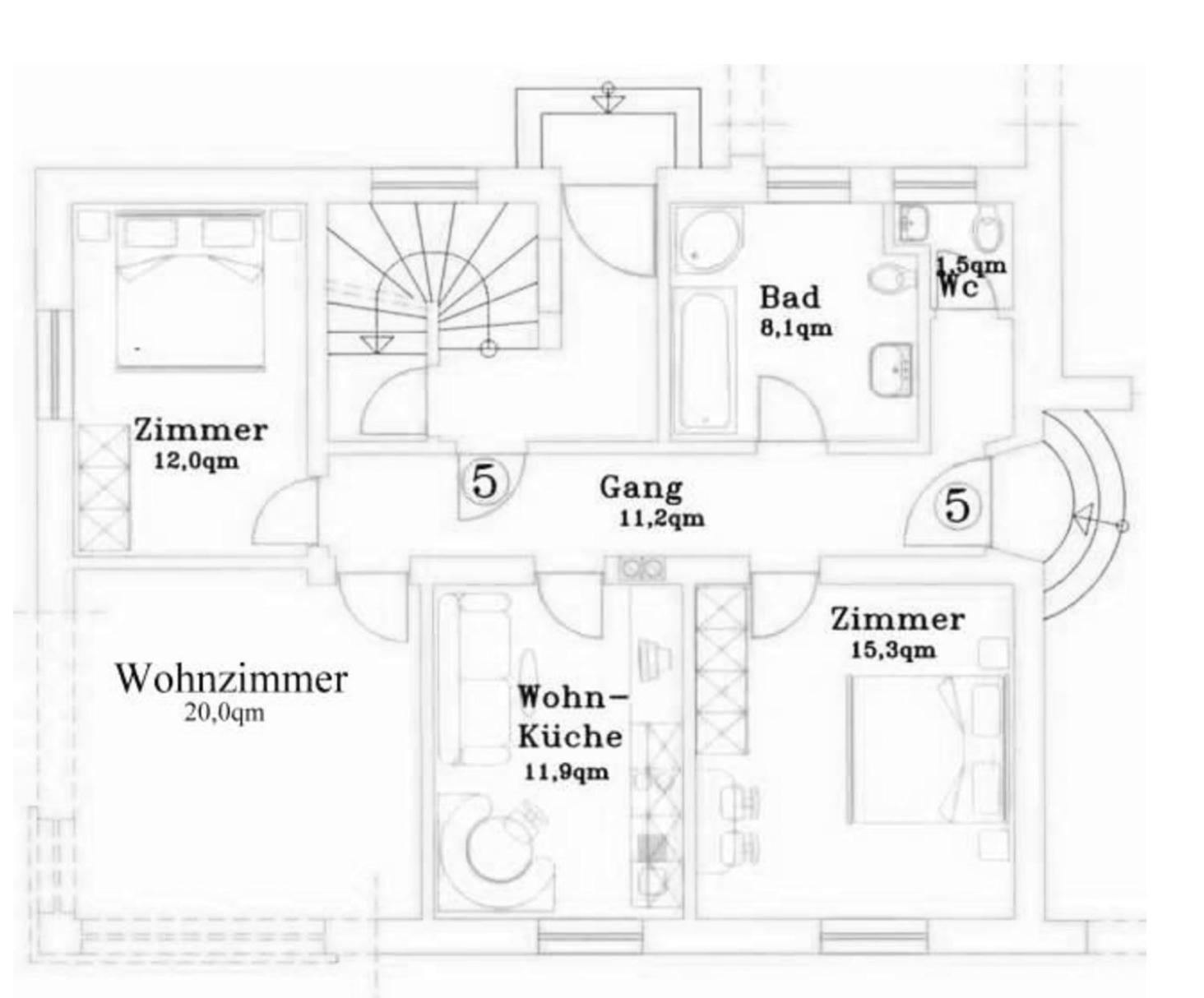 לגונדו Appartementhaus Tratter מראה חיצוני תמונה